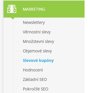 Slevove kupony Shoptet Slevove kupony Shoptet