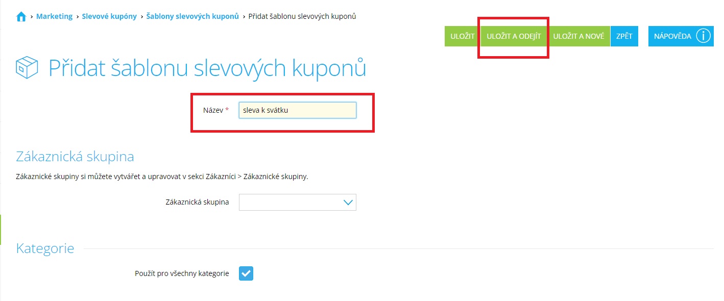 Slevove kupony Shoptet Slevove kupony Shoptet